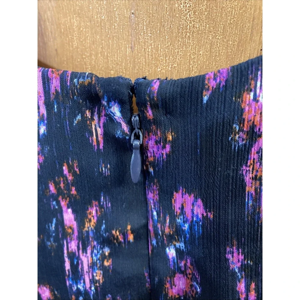 DKNY Plus Size Printed Blouson-Sleeve Fit & Flare Dress Sz 20W New Blue $139